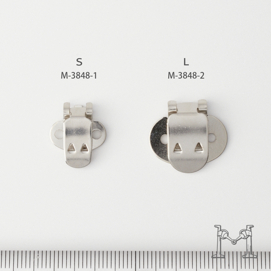 シューズクリップ用パーツ 金具のみ/組立なし 50個セット M-3848-2