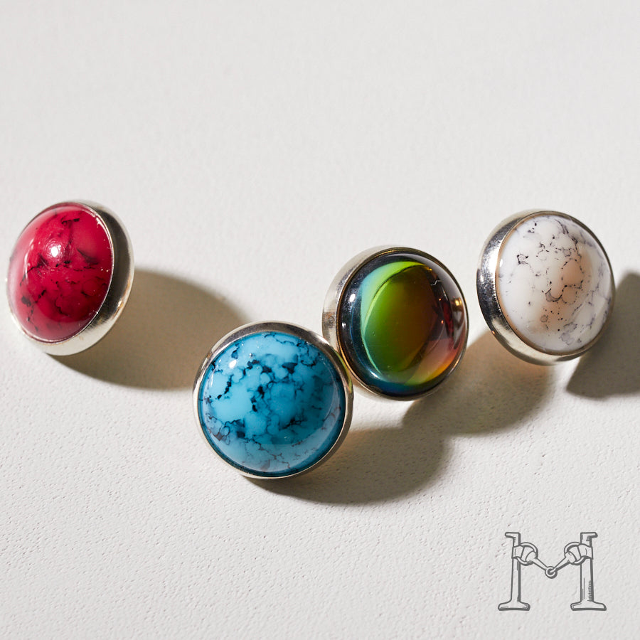 アクリルダイヤカットスタッズ 11mm P-1204-11
