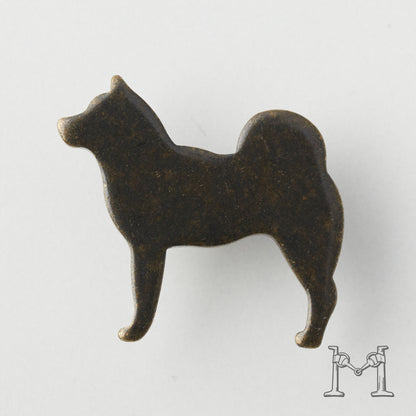 ドッグシルエットスタッズ（柴犬） B-2885