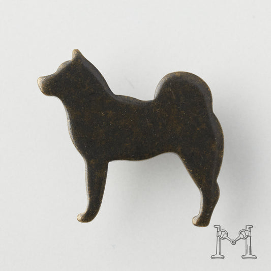 ドッグシルエットスタッズ（柴犬） B-2885
