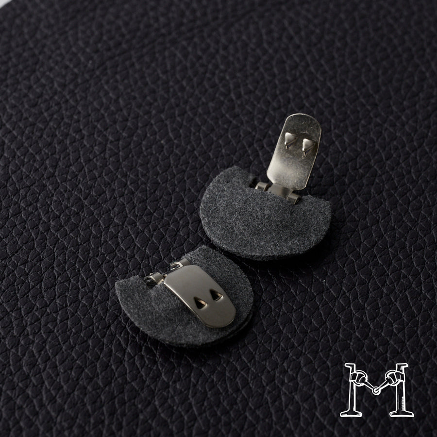 シューズクリップ用パーツ 金具（小）× ラウンド不織布付き M-3848-1-11