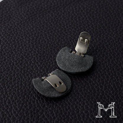 シューズクリップ用パーツ 金具（小）× ラウンド不織布付き M-3848-1-11