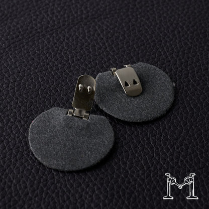 シューズクリップ用パーツ 金具（小）× ラウンド不織布付き M-3848-1-14