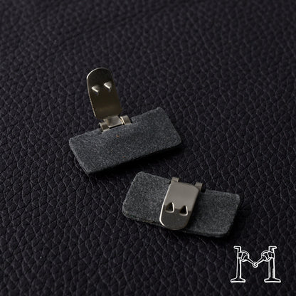 シューズクリップ用パーツ 金具（小）× スクエア不織布付き M-3848-1-15