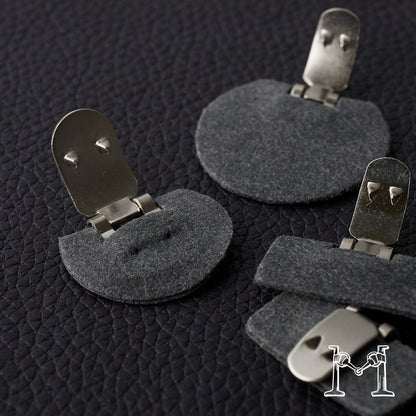 シューズクリップ用パーツ 金具（小）× ラウンド不織布付き M-3848-1-11