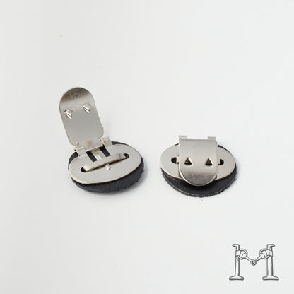 シューズクリップ用パーツ 金具（大）× ラウンド革付き M-3848-2-5