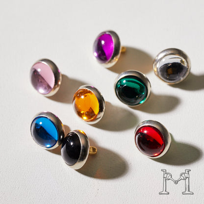 アクリルダイヤカットスタッズ 8mm P-1204-8