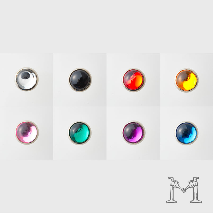 アクリルダイヤカットスタッズ 8mm P-1204-8