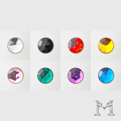 アクリルダイヤカットスタッズ 10mm P-1213-10