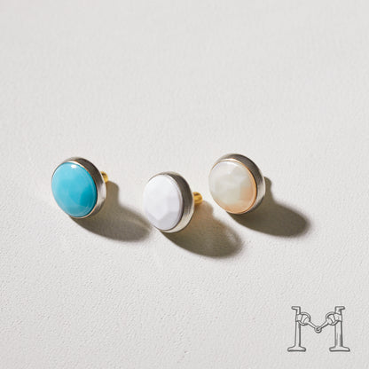 アクリルダイヤカットスタッズ 7mm P-1213-7