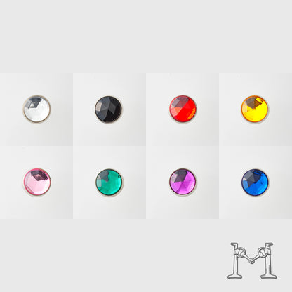アクリルダイヤカットスタッズ 7mm P-1213-7