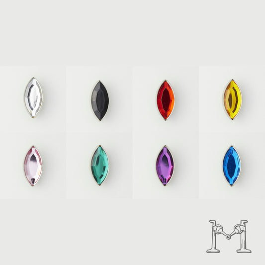 マーキスカットシェイプ アクリルダイヤカットスタッズ P-2701