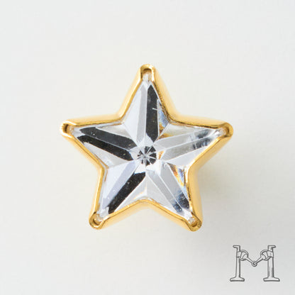 スターシェイプ アクリルダイヤカットスタッズ  12mm P-2703-12