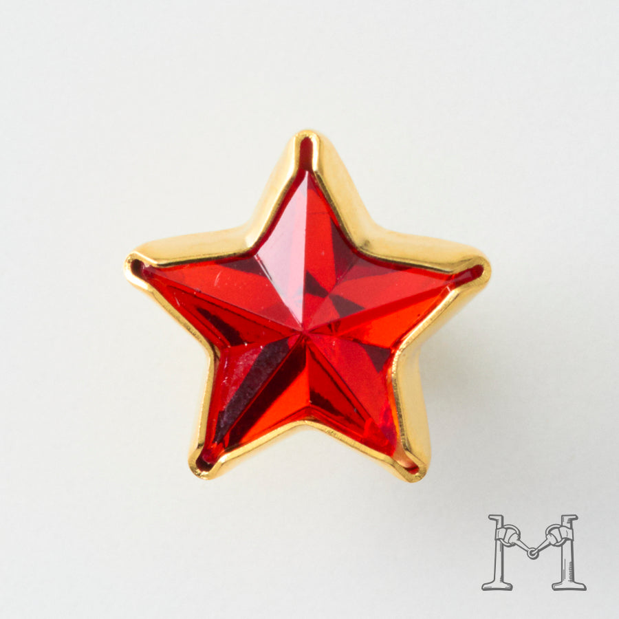 スターシェイプ アクリルダイヤカットスタッズ  12mm P-2703-12