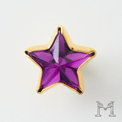 スターシェイプ アクリルダイヤカットスタッズ  12mm P-2703-12
