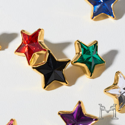 スターシェイプ アクリルダイヤカットスタッズ  12mm P-2703-12
