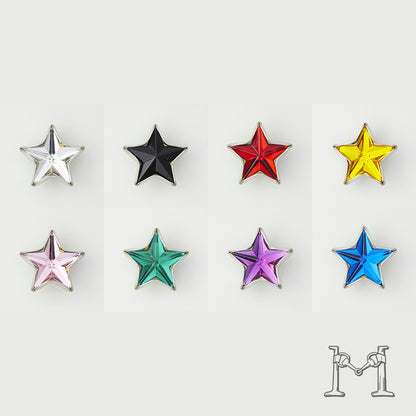 スターシェイプ アクリルダイヤカットスタッズ  15mm P-2703-15