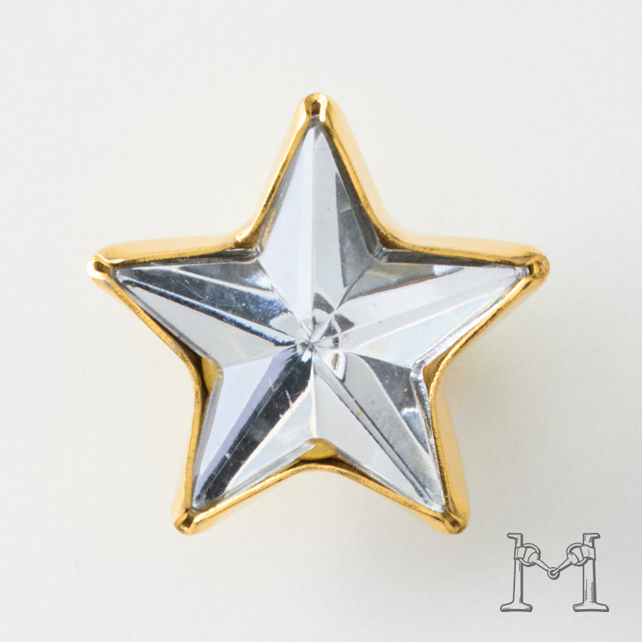 スターシェイプ アクリルダイヤカットスタッズ  15mm P-2703-15