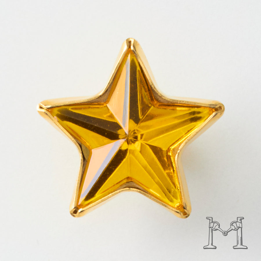 スターシェイプ アクリルダイヤカットスタッズ  15mm P-2703-15