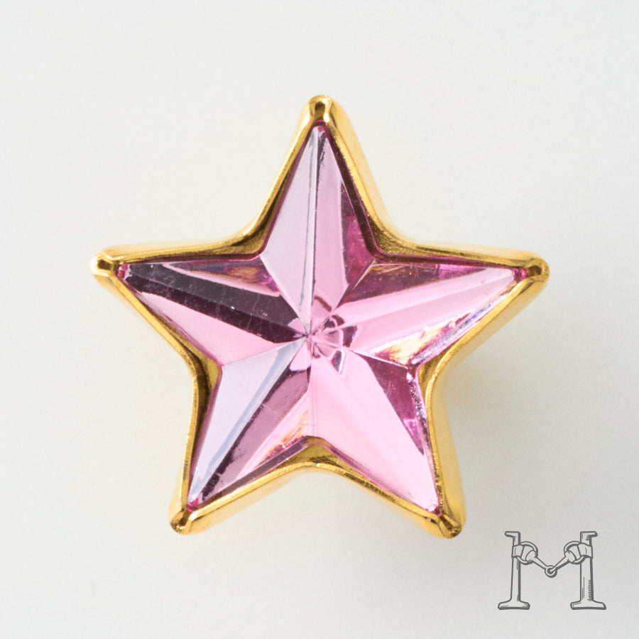 スターシェイプ アクリルダイヤカットスタッズ  15mm P-2703-15