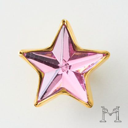 スターシェイプ アクリルダイヤカットスタッズ  15mm P-2703-15