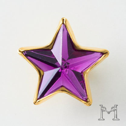 スターシェイプ アクリルダイヤカットスタッズ  15mm P-2703-15