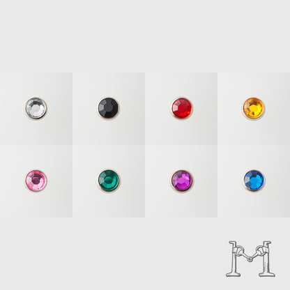 アクリルダイヤカットスタッズ 6.5mm P-996-6.5
