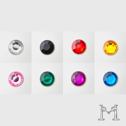アクリルダイヤカットスタッズ 9.5mm P-996-9.5